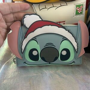 Stitch wallet Christmas NWT